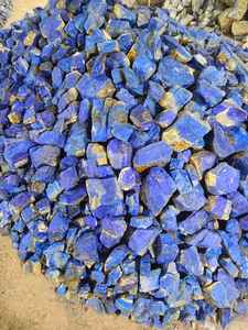 Piedra Decorativa Azul Natural de Lapislázuli en Bruto, Diseño Moderno, Alta Calidad, Decoración Ecológica para el Hogar - Product Image 4