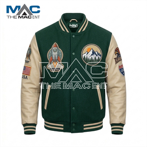 Custom Cropped Varsity <b>Jacket</b> - Letterman <b>Jacket</b> - Chenille <b>Patches</b> - Product Image 6