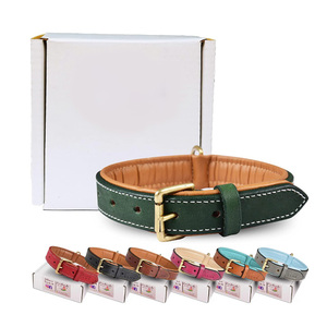 Collar de Cuero PU para Perro al por Mayor con Hebilla Metálica, Collar de Entrenamiento para Mascotas, Transpirable, Resistente y de Lujo para Perros - Product Image 3
