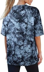 Camisetas Tie Dye Ligeras para Niñas, Estilo Urbano, Tallas Grandes, Manga Corta, Servicios OEM, Fabricación al por Mayor - Product Image 5