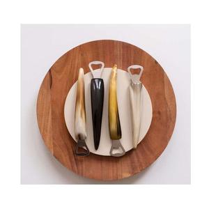 Vintage Buffalo Horn Handle Bottle <b>Opener</b> Unique Handcrafted Kitchen Tool Corkscrews & <b>Openers</b> Housewarming Gift - Product Image 1