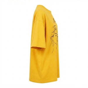 เสื้อยืดโอเวอร์ไซส์พรีเมียมสำหรับผู้หญิง คุณภาพสูง ผลิตจากผ้าฝ้ายลำลอง พร้อมบริการสกรีนโลโก้ตามสั่ง บริการ OEM ขนาดตามสั่ง รับผลิตแบรนด์ส่วนตัว - Product Image 4