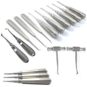 Manual Luxating Root Elevators Instrument Set Tooth Extraction Dental Surgery Instruments by <b>Blush</b> surgical - Product Image 6