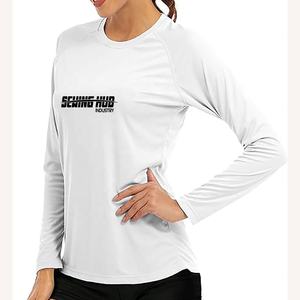Jersey personalizado para mujer, secado rápido, estiramiento de 4 vías, que absorbe la humedad, MOQ bajo, camiseta suelta de algodón para Yoga, camiseta de Bádminton - Product Image 4