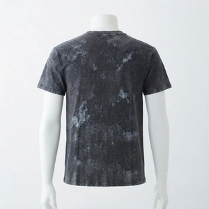 เสื้อยืดฟลีซคอกลมแขนสั้นทรงโอเวอร์ไซส์ผ้าฝ้าย 100% คุณภาพสูง พิมพ์โลโก้ตามสั่ง ขายส่ง สวมใส่สบาย - Product Image 2