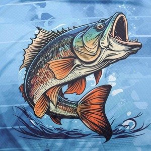 Camisetas de Pesca para Hombre, Transpirables, Impermeables, con Protección Solar UPF 50, con Logotipo Personalizado por Sublimación de Secado Rápido, Nueva Colección - Product Image 6