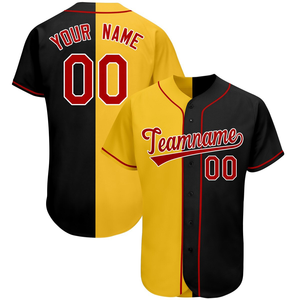 Jersey de Béisbol Personalizado OEM con su Propio Diseño, Manga Corta, 100% Poliéster, Sublimación, Impresión Digital, Cosido, Transpirable - Product Image 2