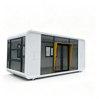 Maison Modulaire, Villa de Vacances, Kit de Petite Cabane en Bois, Maison Capsule Apple Pod, Conteneurs Modulaires d'Espace Commercial, Modules de Maison
