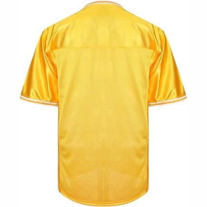 Camiseta de Rugby Corta de Alta Calidad, 100% Poliéster, Tejido Transpirable con Textura de Malla, Detalles de Costura Premium, Personalizable, Estilo Americano - Product Image 3