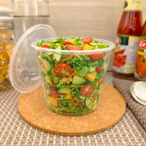 TW R25 Recipiente de 25 oz, Apto para Alimentos, PP Ecológico, Libre de BPA, Apto para Lavavajillas, Apto para Microondas, Apto para Congelador, Compostable, Biodegradable, con Tapa - Product Image 2