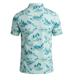Großhandel Herren Anti-Falten Strickhemd aus Spandex/Polyester mit individuellem Logo Kurzarm Casual Business OEM - Product Image 3