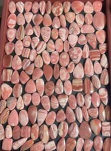 Trimurti Gems AAA+ Premium Natural Pink Rhodochrosite Cabochon | <b>Top</b> Grade <b>Crystal</b> Gemstone | Custom Size Polished Loose Stone | - Product Image 1