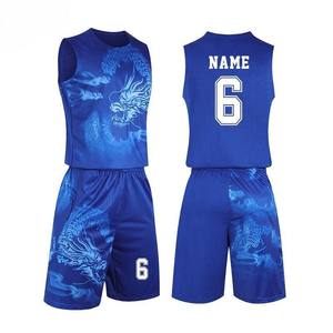 OEM Personalized Summer Men's Reversible Basketball Jersey Set Sublimation print Customizable Uniform custom player name number - Product Image 3