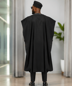 Agbada Africana de Lujo Personalizada para Hombre, Traje Tradicional Nigeriano para Boda - Product Image 5