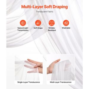 Kit di Fiori Artificiali Gialli per Arco Nuziale, Set da 3 Pezzi con 2 Composizioni Floreali e 1 Pacchetto di Drappeggi per Arco Nuziale - Product Image 6