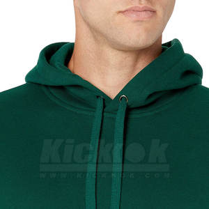 Service OEM, vente en gros, meilleurs designs de sweats à capuche pour hommes, légers, couleur unie, 100% coton, hiver - Product Image 5