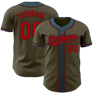 Camiseta de Béisbol Personalizada Yourteams 00 Unisex de Manga Corta, Poliéster Transpirable, Corte Regular, para Todas las Temporadas, Cierre de Botones - Product Image 3