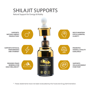Gotas de Shilajit Dorado 40ml, para Concentración Mental, Resistencia al Estrés, Alto Rendimiento y Mentes Apasionadas - Product Image 4