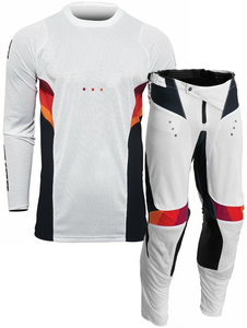 Traje de Motociclismo para Hombre, Conjunto de Jersey y Pantalones de Manga Larga, Color Degradado, Secado Rápido, Poliéster, para Todas las Temporadas - Product Image 6