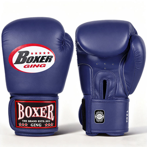 Venta Directa de Fábrica, Guantes de Boxeo de PVC Impermeables, Guantes de MMA con Diseño de Dedos Completos, Cierre de Gancho y Bucle, Peso de 12 oz, Logotipo Personalizado - Product Image 4
