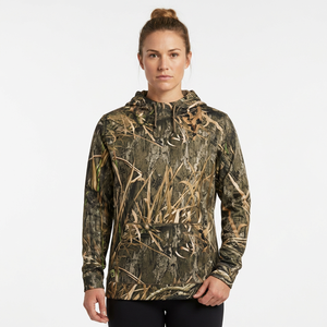 Sudadera con Capucha de Camuflaje para Hombre, Corte Regular, Bolsillo Estampado, Transpirable, Tejido de Poliéster, Estilo Casual Otoñal - Product Image 4