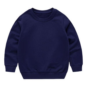 Nueva Llegada Conjunto Deportivo para Niños, Sudadera y Pantalones de Felpa de Algodón Suave y Cálido, Color Liso, con Mangas en Contraste - Product Image 1