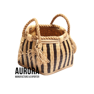 Factory Custom Different Size Made In Vietnam Hyacinth <b>Basket</b> Water Hyacinth Garden Supplies From Vietnamese Factory - Product Image 5