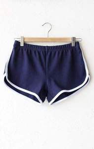 Custom Women's Yoga Compression Shorts Mid Casual Sports Summer Solid Color Stretch Cotton Quick Dry Breathable <b>Elastic</b> - Product Image 4