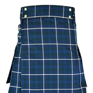 Kilt Escocés Tradicional para Hombre, Plisado, con Cadena Bilateral, Estilo Gótico, Punk, Hip-hop, Vanguardista, Tartán Escocés, Pantalones, Faldas - Product Image 4
