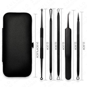Juego de Herramientas de Acero Inoxidable para Extracción de Puntos Negros, Puntos Blancos y Espinillas, Herramientas Avanzadas para el Cuidado Facial y Extracción de Acné - Product Image 4