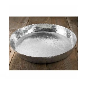 Plateau de service classique en métal poli Mart Export, côtés surélevés, multifonctionnel pour servir des boissons, des repas, des desserts, usage quotidien en cuisine - Product Image 6
