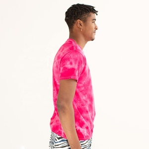 Camisetas Tie Dye de Manga Corta con Logotipo Frontal, 100% Algodón, Personalizadas al por Mayor, para Hombre, Estilo Veraniego, Lavado Ácido - Product Image 3