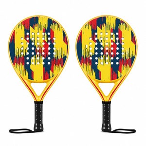 Raqueta de Pádel Profesional Personalizada, Portátil y Ligera, de Carbono 24K con Diamantes, para Tenis de Playa, con Espuma EVA de Carbono 12K Transpirable - Product Image 1