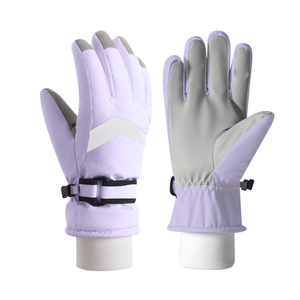 Guantes Unisex de Invierno Impermeables con Aislamiento Térmico para Esquí/Snowboard/Conducción en Nieve, Forro Polar, Cierre con Cordón, Protección UV - Product Image 2