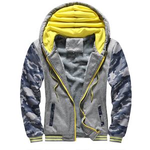 Pull à capuche pour hommes, en coton polaire, personnalisé, vente en gros 2020 - Product Image 3