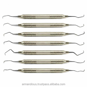 ชุดเครื่องมือขูดหินปูนเกรดพรีเมียม 7 ชิ้น สำหรับการผ่าตัดทางทันตกรรม ทำความสะอาดรากฟัน และขูดหินปูน - Product Image 4