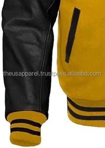 OEM Custom Vintage Letterman <b>Varsity</b> <b>Bomber</b> <b>Jacket</b> <b>Men</b> Winter Casual Wool Windproof Thick Patch Chenille Embroidery Single - Product Image 5