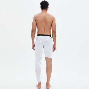 Pantalons de compression pour hommes, leggings athlétiques, collants de sport extensibles pour la course à pied, la gym, l'entraînement, le fitness, le cyclisme, séchage rapide - Product Image 4