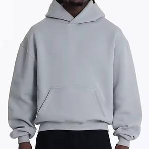 Sudadera con capucha para hombre al por mayor, OEM, de algodón, con hombros caídos, logotipo personalizado, precio de fábrica, MOQ bajo - Product Image 4