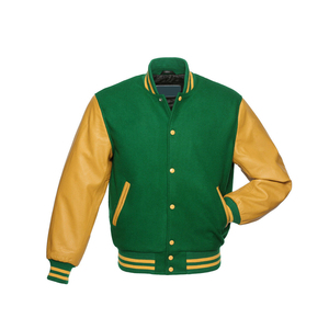 <b>Top</b> Selling New Style Latest Fashion Satin Custom Casual Men's Stand Collar Varsity Jacket Zip OEM Service Custom Logo - Product Image 1