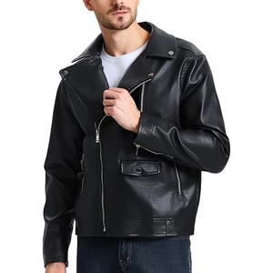 Chaqueta de Motocicleta de Cuero Genuino, Estilo Urbano, Cuello Alto, Impermeable, Resistente al Viento, con Logotipo Personalizado en la Parte Delantera - Product Image 5