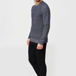 เสื้อสเวตเตอร์คอวีทรงปกติสำหรับผู้ชาย ผ้าฝ้าย 100% - Product Image 4
