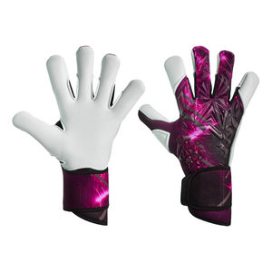 Guantes de Portero Deportivos de Calidad Profesional para Entrenamiento de Fútbol, Material de PU con Rejilla, Palma Adhesiva, Uso en Exteriores, Muñequera Ajustable - Product Image 4