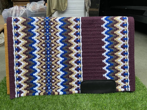 Tapis de selle Mayatex 100 % laine de Nouvelle-Zélande tissé à la main pour spectacle équestre et couverture de contournement en laine mérinos pour l'équitation - Product Image 5