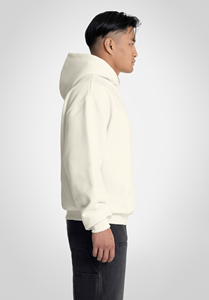 Sudadera con Capucha Extra Grande de Alta Calidad, 380 g/m², con Logotipo Personalizado en la Parte Delantera, Unisex, Negra, Gruesa, 100% Algodón Ecológico - Product Image 2