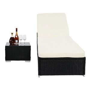 Lettini prendisole neri a quattro fili, a tre sezioni, con piano piatto - Product Image 4