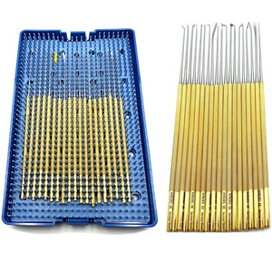 Kit de micro-dissecteurs Rhoton, ensemble droit avec support (19 pièces), instruments chirurgicaux - Product Image 2