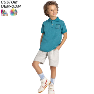 <b>Spring</b> Summer Men's Polo Shirts & Casual Boys T-Shirts Two Tone Splicing Webbing Design Custom <b>Compressed</b> Quick Dry - Product Image 4