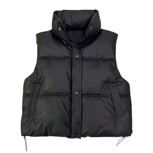 puffer vests fashion fall winter women clothes coat equestrian fashion padded sleeveless <b>jacket</b> quilted women puffer vests - Product Image 1