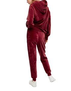 2027 Winter Women's Streetwear Hoodie Set <b>Crop</b> <b>Top</b> Jacket Velvet Jogging Suit Velour Tracksuits Two Piece Set - Product Image 5